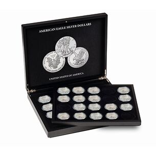 Coffret de présentation pour 20 dollars en argent American Eagle