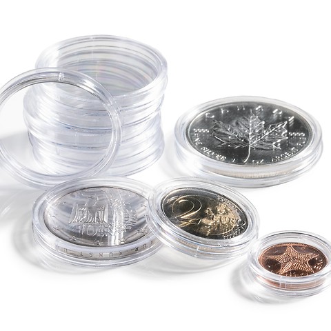 capsules pour pièces de monnaies
