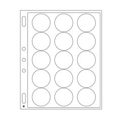 Format intérieur: Ø 44 - 45 mm / 20 compartiments