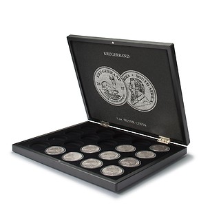 Coffret monnaies pour 20 pièces en argent Krugerrand (1 oz.) en capsules