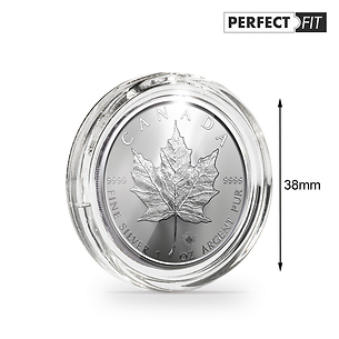 Ultra capsules Perfect Fit pour 1 oz. Maple Leaf Silber (38,00 mm), paquete de 10