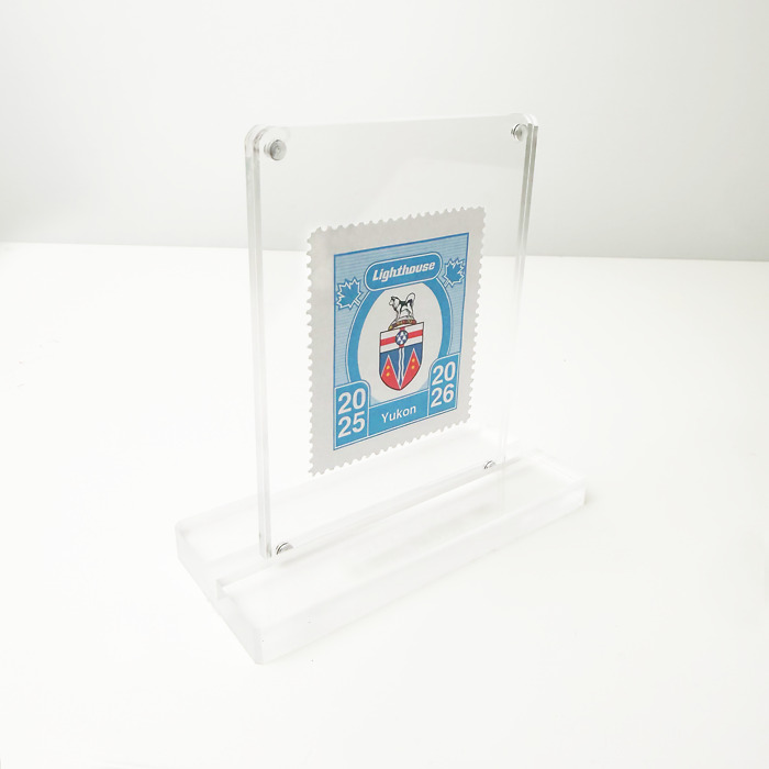 Timbre de collection hors circulation en édition limitée Yukon dans présentoir Spectator