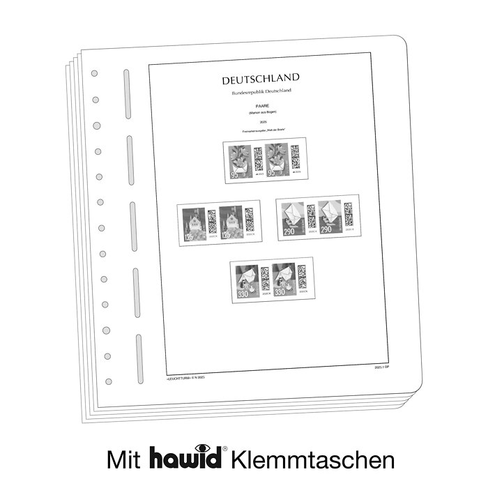 Leuchtturm feuilles complémentaires SF République Fédérale d'Allemagne 2025