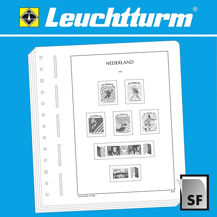Leuchtturm feuilles complémentaires SF Pays-Bas 2025