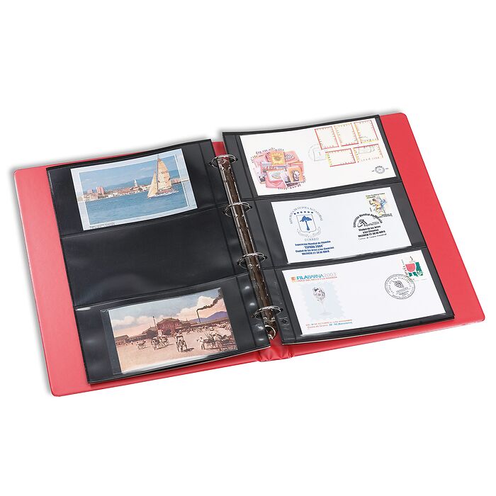 SELECT Reliure 4 anneaux + étui de protection 12 Pochettes S3, vert