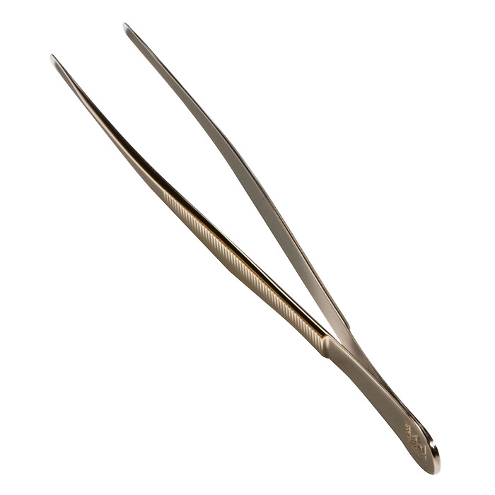 Pincette 31, de Luxe, 12 cm, modèle : droit, pointu