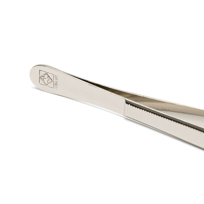 Pincette 31, de Luxe, 12 cm, modèle : droit, pointu