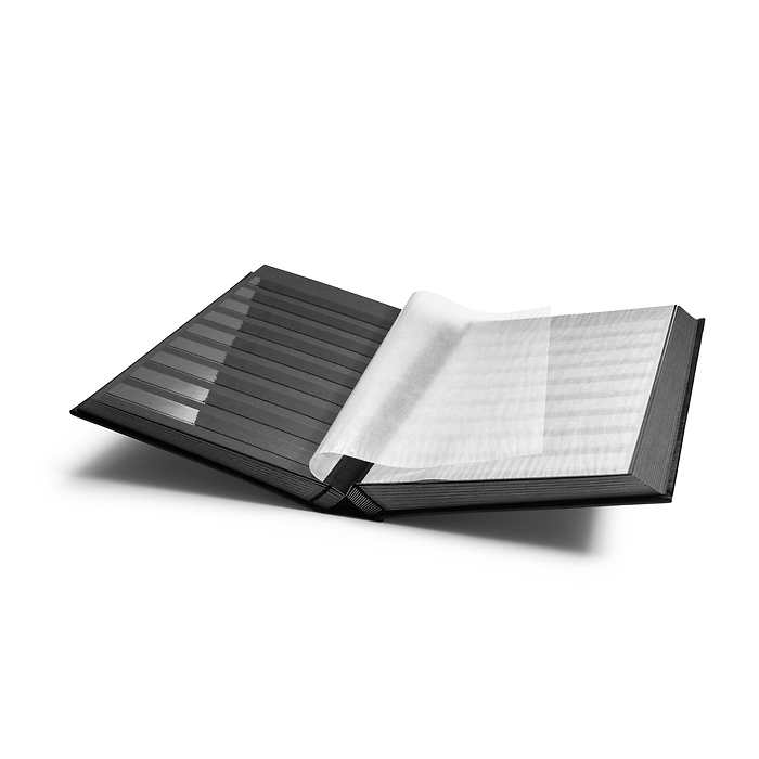 Classeur COMFORT, DIN A4, 64 pages noir, couverture ouatinée, noir