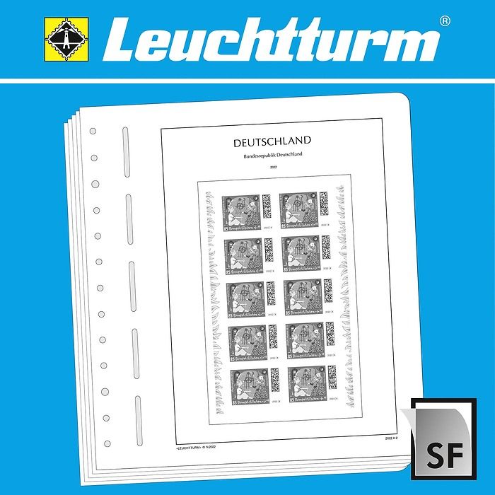 LEUCHTTURM SF Supplement RFA carnet de timbres 2009