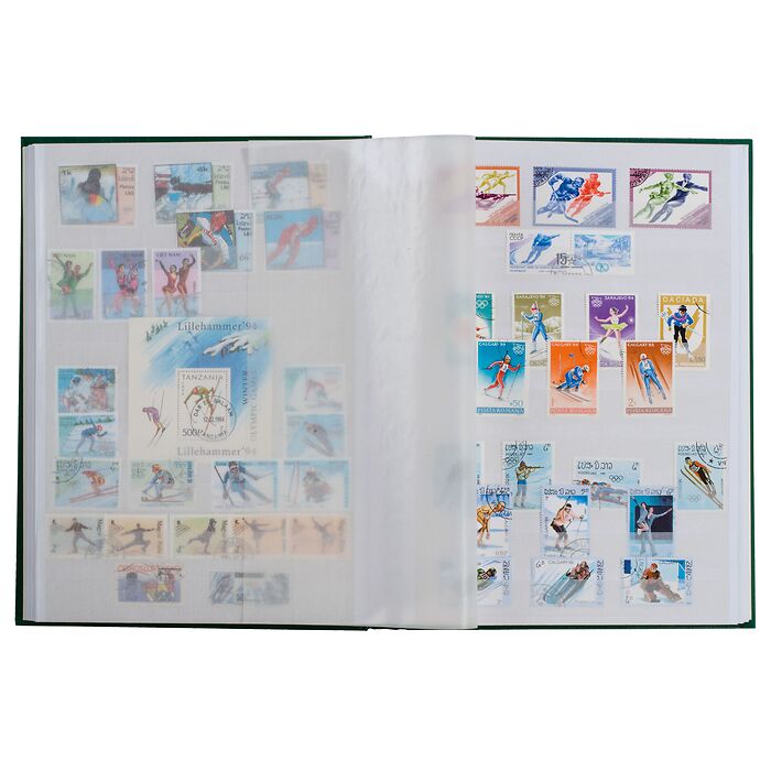 Classeur BASIC, DIN A4, 16 pages blanches, couverture non ouatinée, vert