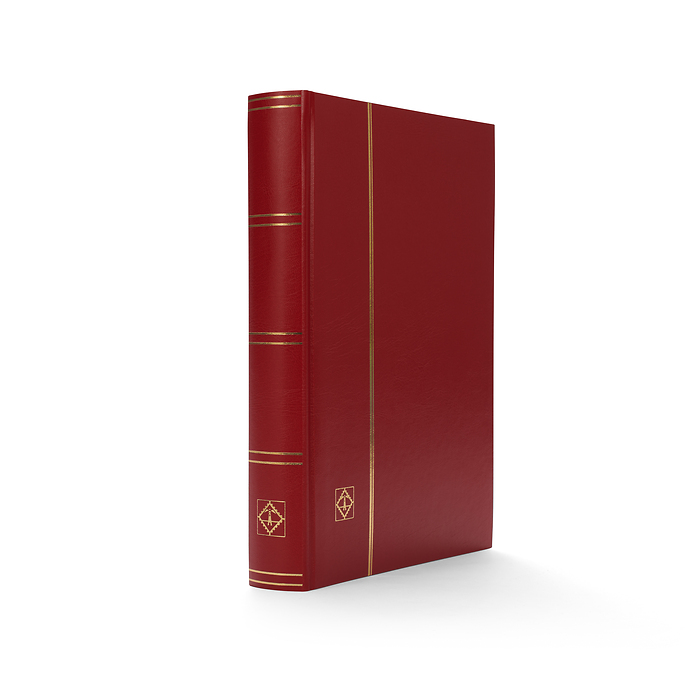 Classeur BASIC, DIN A4, 64 pages blanches, couverture non ouatinée, rouge