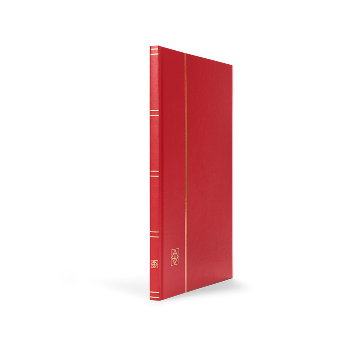 Classeur BASIC, DIN A4, 16 pages noires, couverture non ouatinée, rouge