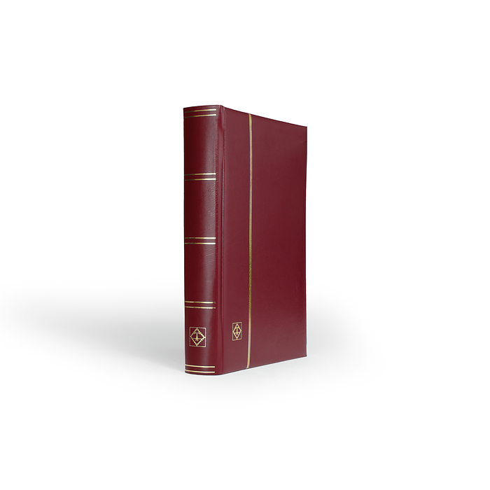 Classeur COMFORT, DIN A4, 64 pages blanches, couverture ouatinée, Bordeaux.