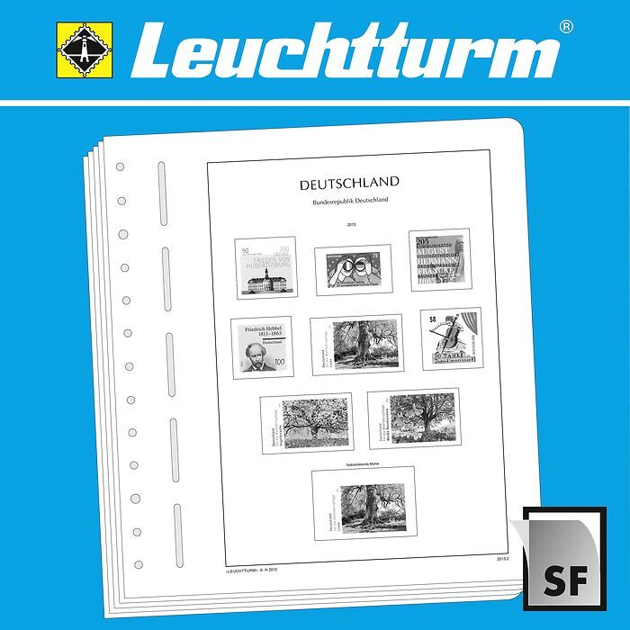 LEUCHTTURM SF-Feuilles préimprimées GB, timbres d'usage courant et particuliers, 1993-2019