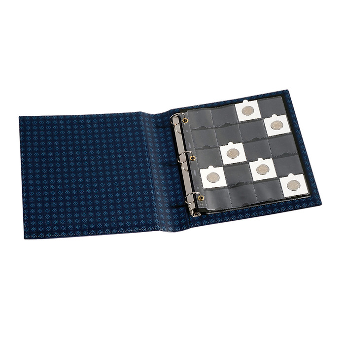 Feuilles avec oeillets métalliques pour cadres à monnaie 2x2'