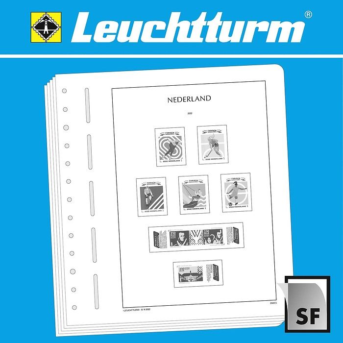 LEUCHTTURM feuilles complémentaires SF Pays-Bas 2010