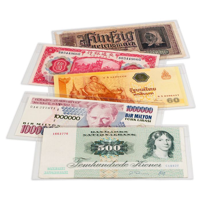 feuilles pour billets de banque, BASIC, 204 x 123 mm