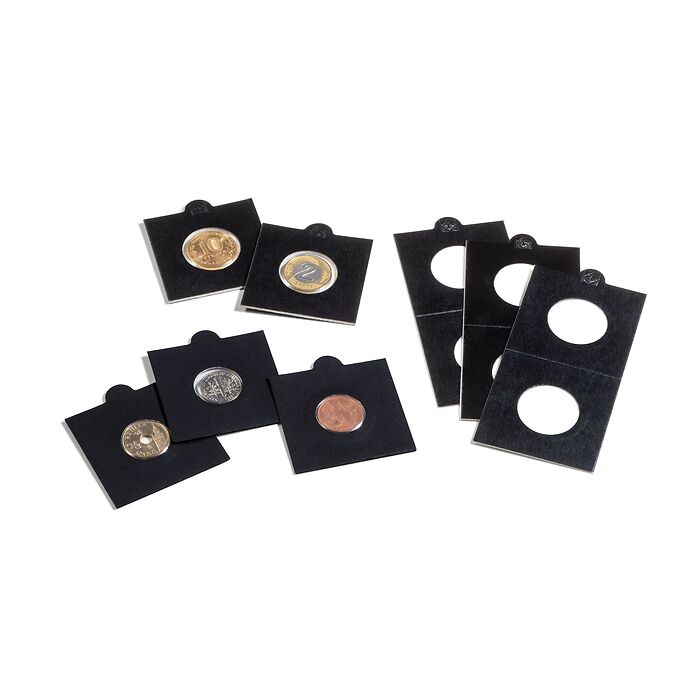 Etuis carton MATRIX, noir, diamètre intérieur 27,5 mm, autocollants, paquet de 25