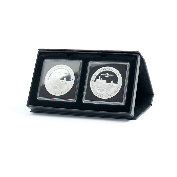 Ecrin AIRBOX avec fonction de présentation pour 2 capsules QUADRUM, noir
