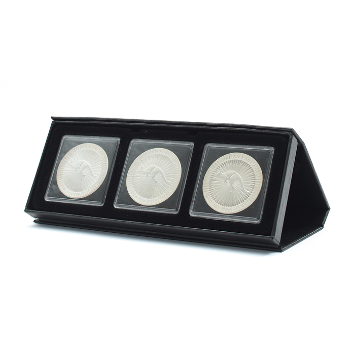 Ecrin AIRBOX avec fonction de présentation pour 3 capsules QUADRUM, noir