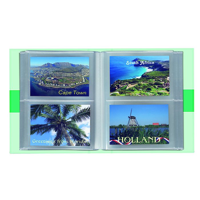 Album POSTCARDS pour 200 cartes postales, avec 50 feuilles reliées