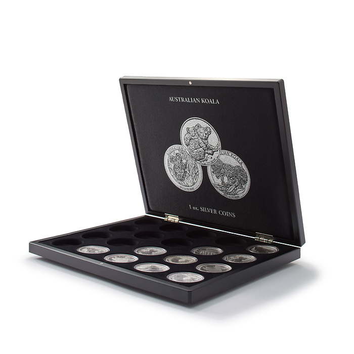 Coffret de présentation pour 20 pièces Koala d’une once