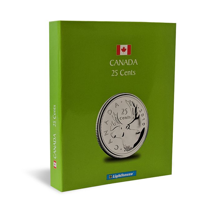 Album pour piéces de monnaies canadiennes KASKADE, 25 Cent
