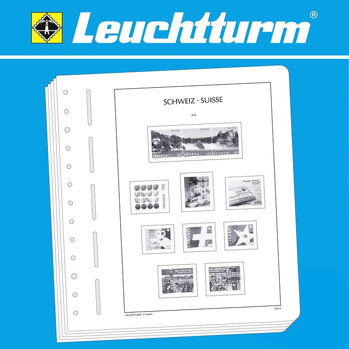 LEUCHTTURM SF Supplement Spéciales Suisse-Feuille Compl. 'VSPhV & Diverti Mento' 2015