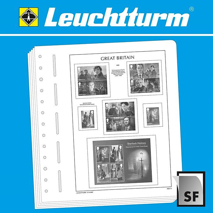 LEUCHTTURM feuilles complémentaires SF Grande-Bretagne 2015