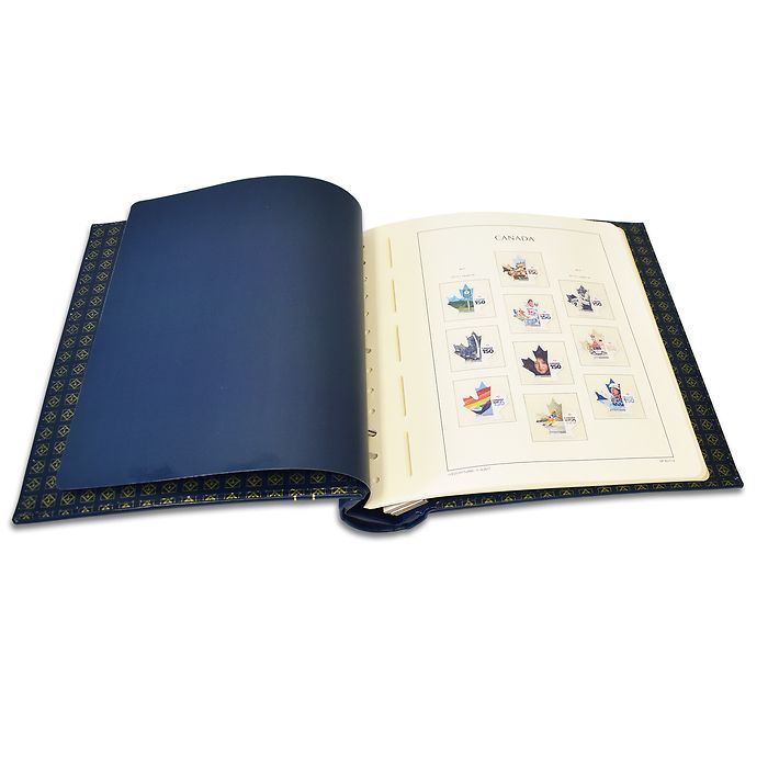 Album préimprimé de timbres du Canada , Design classique Vol.1 (1851-1985), bleu