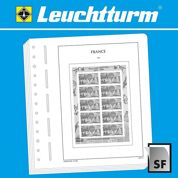 LEUCHTTURM feuilles complémentaires SF France minifeuille 2016