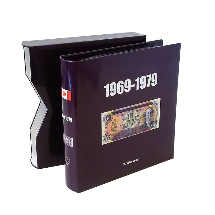 Album NUMIS pour billets de banque canadiens, 1969-1979, vide