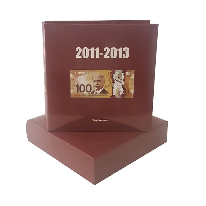 Album NUMIS pour billets de banque canadiens, 2011-2013, vide