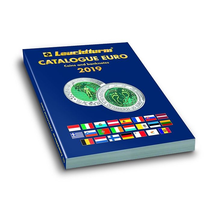 Euro Catalogue pour pièces etbillets 2019, anglais