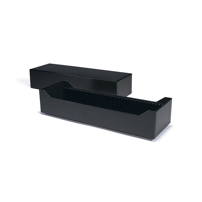 Boîte rangement LOGIK p. 40 lingot d’or façonné en blister ou CoinCards, horizontal, noir