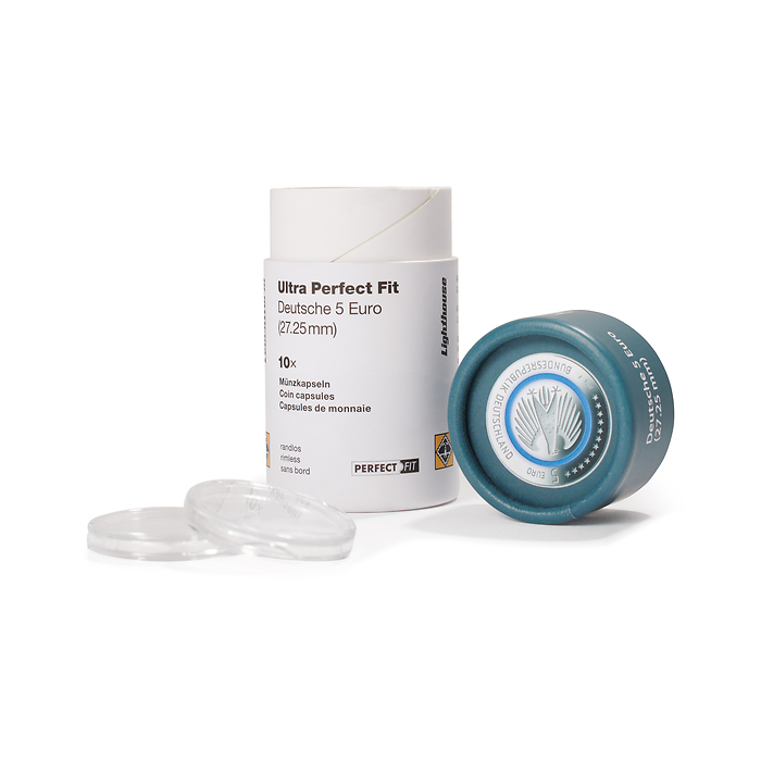 Capsules ULTRA Perfect Fit pour allemandes 5 Euro (27,25 mm), paquete de 10