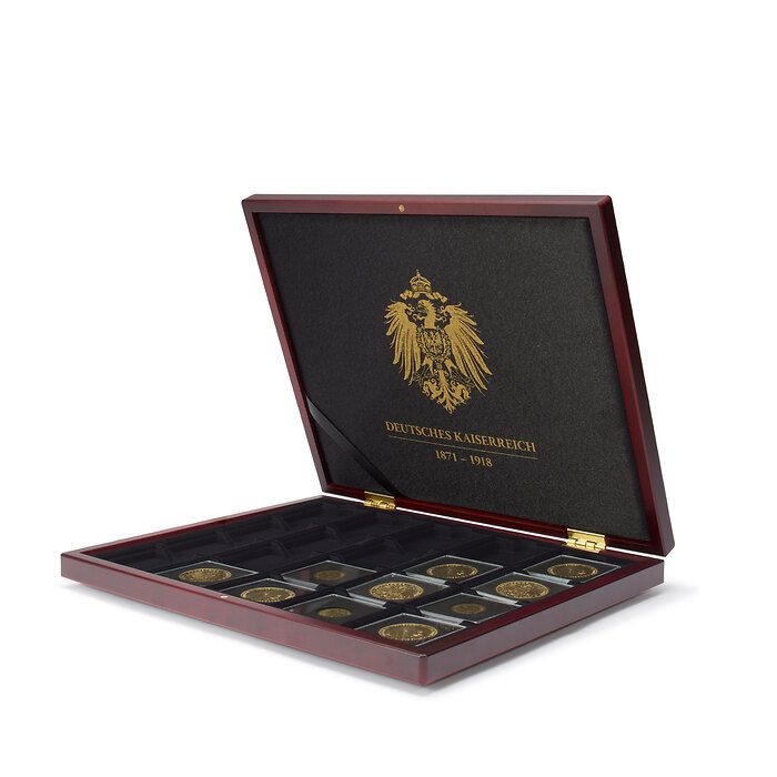 Coffret monnaies VOLTERRA pour 20 QUADRUM capsules „Deutsches Kaiserreich“