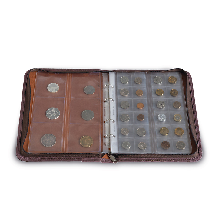 classeur à anneaux Kurt au format Optima, marron