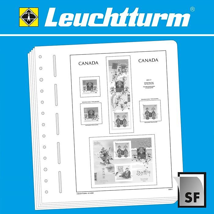 LEUCHTTURM SF-Feuilles préimprimées Canada 2020-2022