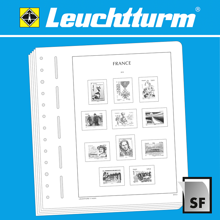 LEUCHTTURM feuilles complément. SF France-Blocs 'Edition Spéciale' 2022