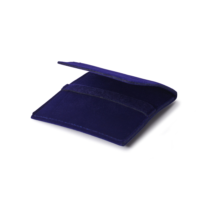 Pochette Premium pour une pièce de monnaie jusqu'à 50 mm (avec ou sans capsule), bleu