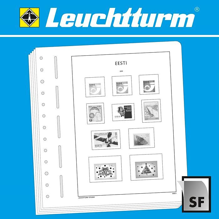 LEUCHTTURM feuilles complémentaires SF Estonie 2023