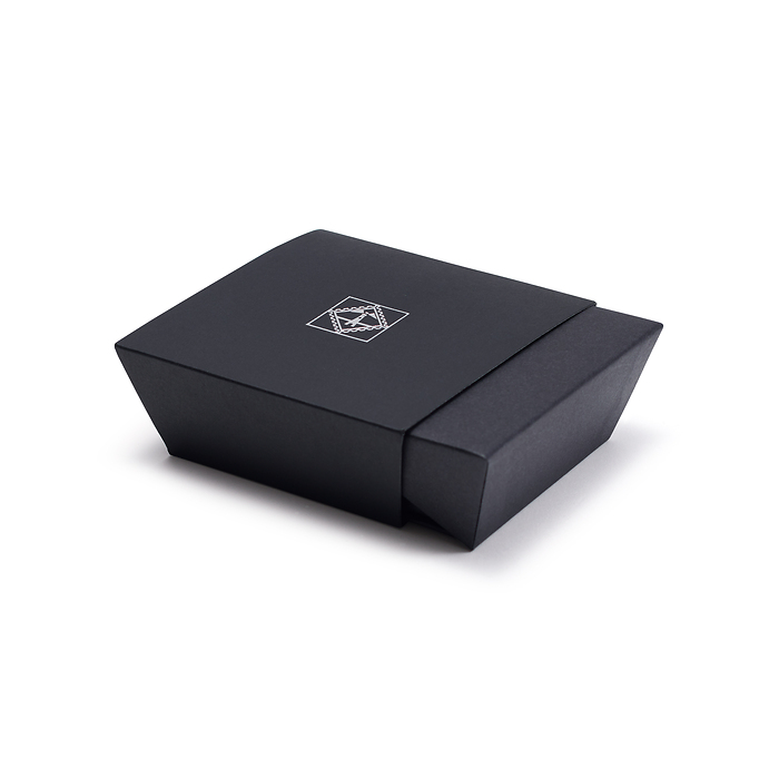 Porta écrin numismatique pour une capsule ronde 33 mm, noire