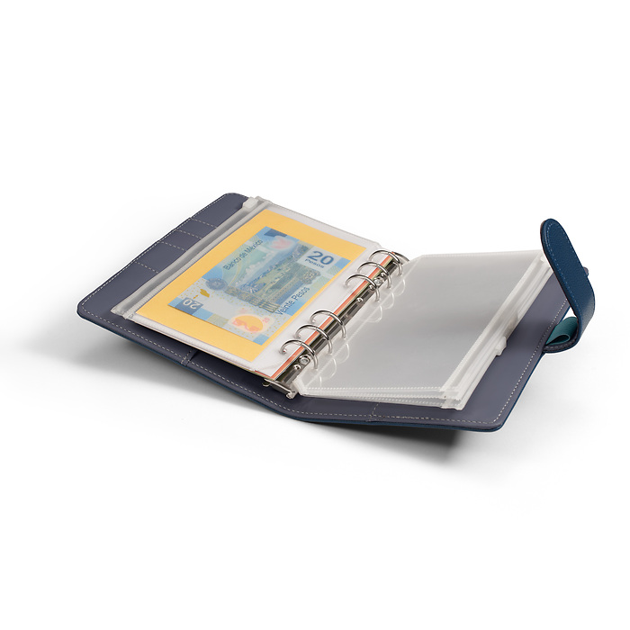 Oslo Midnight - Travel Money reliure à anneaux avec 5 pochettes