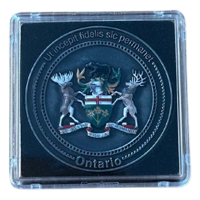 Pièce de collection édition limitée pour l’Ontario dans une capsule QUADRUM