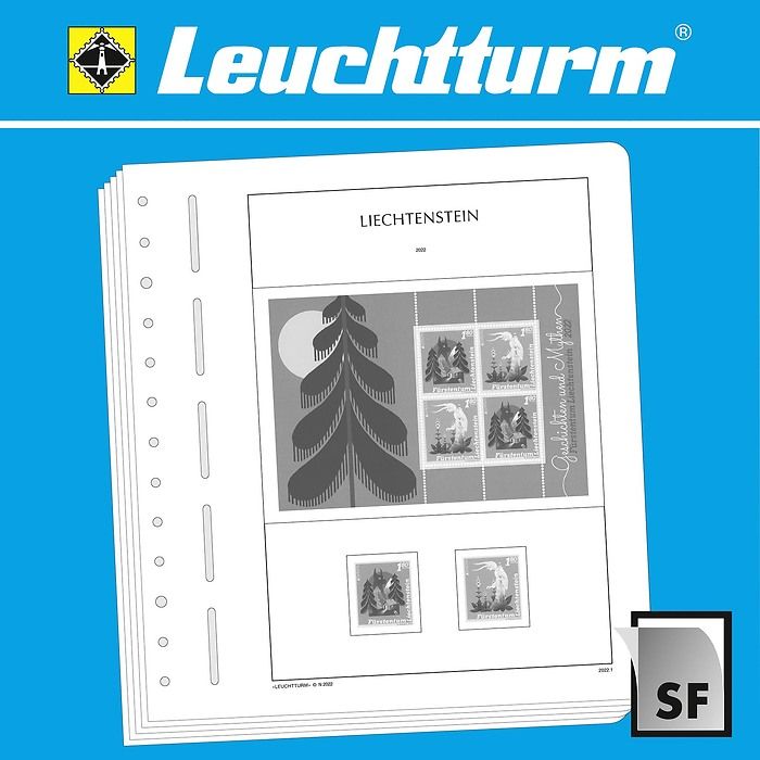 LIGHTHOUSE Feuilles pré imprimé Liechtenstein
