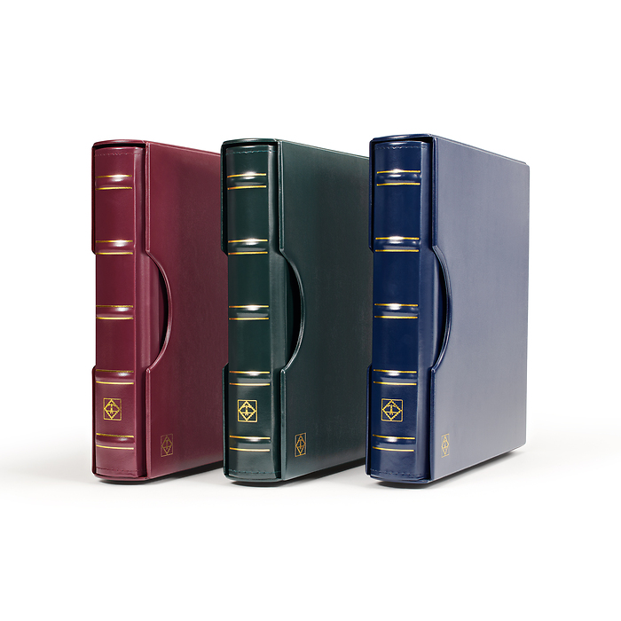 LEUCHTTURM Reliure à barre rotative design classique, avec étui de protection