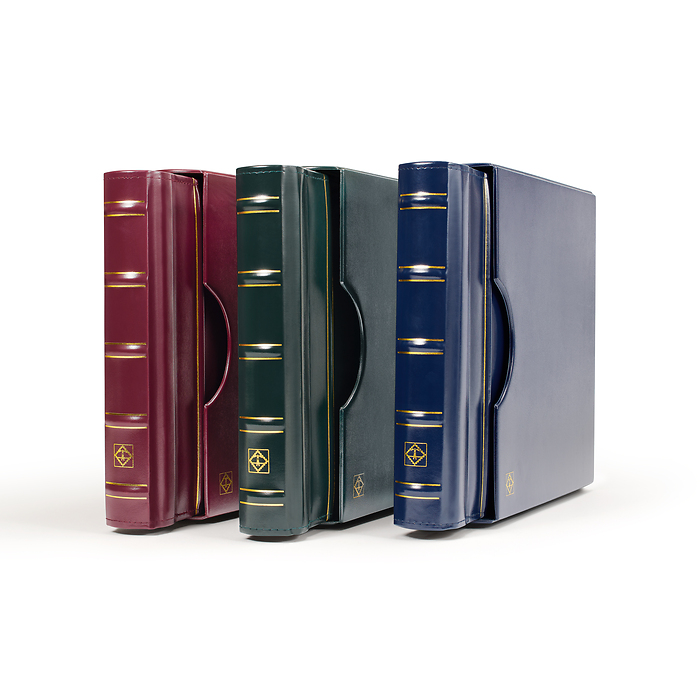 LEUCHTTURM Reliure à barre rotative design classique, avec étui de protection