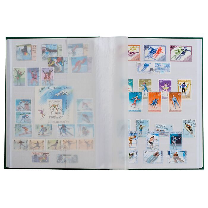 Classeurs pour timbres BASIC, Couverture non ouatinée, pages blanches