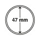 capsules pour pièces de monnaie diamètre intérieur 47 mm